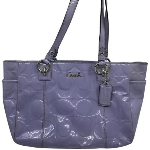 Coach Purple Shoulder Bag - Picture 1 of 9